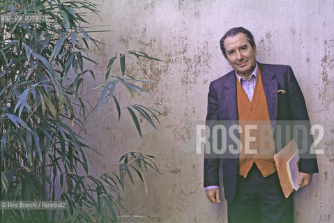 Roma 29 luglio 2003..Piervincenzo Mengaldo, critico letterario e saggista..Foto: Rino Bianchi ©Rino Bianchi/Rosebud2