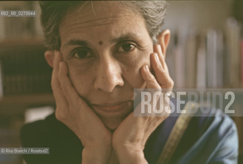 Roma 10 settembre 2003..Shashi Deshpande, scrittrice..Foto: Rino Bianchi ©Rino Bianchi/Rosebud2