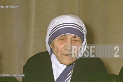 Roma 17 ottobre 2003..Madre Teresa di Calcutta, verrà elevata agli onori dellaltare il 19 ottobre prossimo..Foto: Rino Bianchi ©Rino Bianchi/Rosebud2