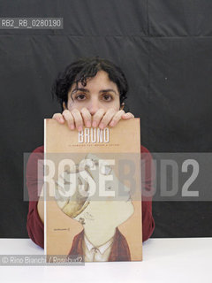 LAquila 25 gennaio 2012..Nadia Terranova, scrittrice, ritratta a LAquila, in occasione della presentazione del libro Bruno edito per i tipi di Orecchio Acerbo.. ©Rino Bianchi/Rosebud2