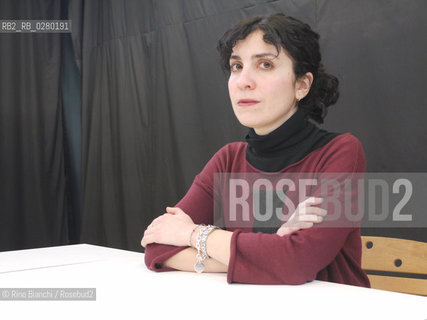 LAquila 25 gennaio 2012..Nadia Terranova, scrittrice, ritratta a LAquila, in occasione della presentazione del libro Bruno edito per i tipi di Orecchio Acerbo.. ©Rino Bianchi/Rosebud2