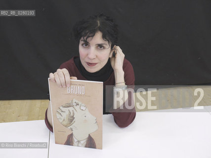LAquila 25 gennaio 2012..Nadia Terranova, scrittrice, ritratta a LAquila, in occasione della presentazione del libro Bruno edito per i tipi di Orecchio Acerbo.. ©Rino Bianchi/Rosebud2