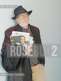 Roma 8 dicembre 2011..Alberto Abruzzese, sociologo e saggista ritratto a Roma.. ©Rino Bianchi/Rosebud2