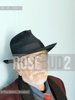 Roma 8 dicembre 2011..Alberto Abruzzese, sociologo e saggista ritratto a Roma.. ©Rino Bianchi/Rosebud2