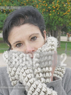 Roma 31 gennaio 2012..Elisabetta Liguori, scrittrice, ritratta a Roma nel Giardino degli Aranci allAventino.. ©Rino Bianchi/Rosebud2