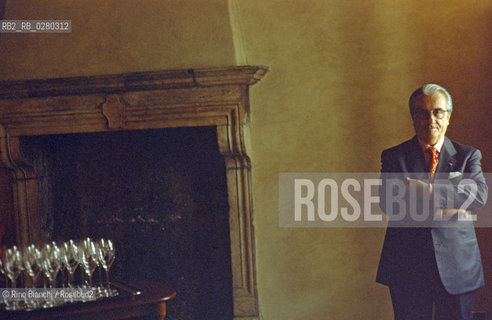Roma 30 agosto 2005..Gualtiero Marchesi, enogastronomo e chef..Foto: Rino Bianchi ©Rino Bianchi/Rosebud2