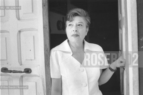 Roma 17 agosto 2013..Mary Pace, giornalista e scrittrice, ritratta nella sua abitazione di Sgurgola in provincia di Frosinone.. ©Rino Bianchi/Rosebud2