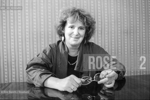 Roma 17 agosto 2013..Marta Petrusewicz, storica e saggista,  ritratta a Roma.. ©Rino Bianchi/Rosebud2