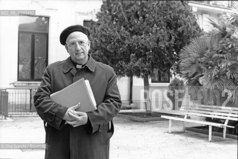 Roma 17 agosto 2013..Padre Bartolomeo Sorge Sj, giurista, teologo e saggista, ritratto a Campi Salentina in occasione della fiera dellEditoria.. ©Rino Bianchi/Rosebud2