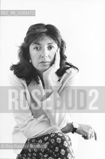 Roma 17 agosto 2013..Barbara Palombelli, giornalista, saggista e conduttrice Tv, ritratta a Roma nella casa vuota.. ©Rino Bianchi/Rosebud2