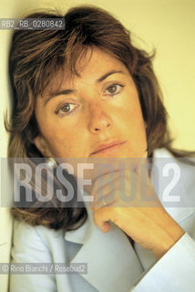 Roma 30 gennaio 1999..Barbara Palombelli, giornalista e moglie del Sindaco di Roma Francesco Rutelli, non ha aderito al  Movimento Centocittà..Foto : Rino Bianchi ©Rino Bianchi/Rosebud2