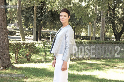 Rome September 5, 2013..Vittoria Belvedere, Italian actress, starred in fiction Un Caso di coscienza 5, broadcast by RAI/Vittoria Belvedere, attrice italiana, protagonista nella fiction Un Caso di Coscienzza, trasmesso dalla Rai..Photo: RINO BIANCHI ©Rino Bianchi/Rosebud2
