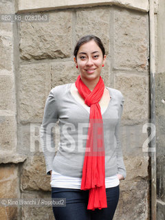 Rome October 26,2011..Maya Zankoul, writer, designer, cartoonist, blogger, raised in Jeddah, lives in Lebanon, photographed in Rome in the Prati district/Maya Zankoul, scrittrice, designer, cartoonist, blogger, cresciuta a Jeddah, vive in Libano, fotografata a Roma nel quartiere Prati..Photo: RINO BIANCHI ©Rino Bianchi/Rosebud2