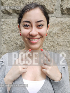 Rome October 26,2011..Maya Zankoul, writer, designer, cartoonist, blogger, raised in Jeddah, lives in Lebanon, photographed in Rome in the Prati district/Maya Zankoul, scrittrice, designer, cartoonist, blogger, cresciuta a Jeddah, vive in Libano, fotografata a Roma nel quartiere Prati..Photo: RINO BIANCHI ©Rino Bianchi/Rosebud2