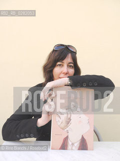 Rome January 27,2012..Ofra Amit, an Illustrator and set designer who lives in Tel Aviv, photographed at Romes Pigneto district/Ofra Amit, illustratrice e scenografa che vive a Tel Aviv, fotografata a Roma nel quartiere del Pigneto..Photo: RINO BIANCHI ©Rino Bianchi/Rosebud2