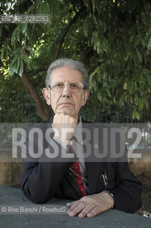 Rome September 27, 2013..Salvatore Settis, archaeologist and historian of Italian art. From 1999 to 2010, he was Director of the Scuola Normale Superiore di Pisa..He also directed the Getty Center for the History of Art and the Humanities in Los Angeles from 1994 to 1999. He was elected Director of the normal from 1999 to 2010./Salvatore Settis, archeologo e storico dellarte italiano. Dal 1999 al 2010 è stato direttore della Scuola Normale Superiore di Pisa..Ha inoltre diretto il Getty Center for the History of Art and the Humanities di Los Angeles dal 1994 al 1999. È stato direttore della Normale dal 1999 al 2010. .Photo: RINO BIANCHI ©Rino Bianchi/Rosebud2