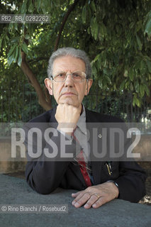 Rome September 27, 2013..Salvatore Settis, archaeologist and historian of Italian art. From 1999 to 2010, he was Director of the Scuola Normale Superiore di Pisa..He also directed the Getty Center for the History of Art and the Humanities in Los Angeles from 1994 to 1999. He was elected Director of the normal from 1999 to 2010./Salvatore Settis, archeologo e storico dellarte italiano. Dal 1999 al 2010 è stato direttore della Scuola Normale Superiore di Pisa..Ha inoltre diretto il Getty Center for the History of Art and the Humanities di Los Angeles dal 1994 al 1999. È stato direttore della Normale dal 1999 al 2010. .Photo: RINO BIANCHI ©Rino Bianchi/Rosebud2