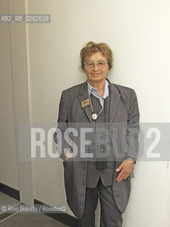 Rome October 20, 2012..Agnes Heller, philosopher, photographed in Rome in the nuovo mercato di Testaccio/Agnes Heller, filosofa, fotografata a Roma nel nuovo mercato di Testaccio..Photo: RINO BIANCHI ©Rino Bianchi/Rosebud2