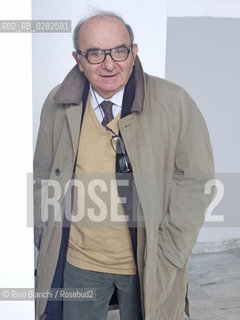 Rome October 23, 2010..Pino Ferraris, sociologist and essayist,  photographed in Rome/Pino Ferraris, sociologo e saggista, fotografato a Roma..Photo: RINO BIANCHI ©Rino Bianchi/Rosebud2