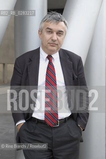 Rome October 23, 2013..Maurizio Molinari, journalist, historian and essayist, lives in New York, specializes in foreign policy and international issues, in particular with respect to the United States, and is a correspondent for the newspaper La Stampa. He interviewed celebrities such as US President Barack Obama, the US President George w. Bush, Secretary of State Condoleezza Rice, Henry Kissinger and Madeleine Albright, Kofi Annan and Ban Ki Moon, Al Gore, New York Mayor Michael Bloomberg; Rudolph Giuliani, Shimon Peres and Benjamin Netanyahu, Yasser Arafat, Muammar al-Gaddafi, Abdullah. His latest book is the Eagle and the butterfly. Because the 21st century will still be American , published by Rizzoli in 2013/ Maurizio Molinari, giornalista , storico e saggista, vive a New York, è specializzato in politica estera e questioni internazionali, in particolare riguardanti gli Stati Uniti, ed è corrispondente del quotidiano La Stampa.  Ha intervistato personaggi come il presidente Usa Barack Obama, il presidente Usa George W. Bush, il Segretario di Stato Condoleezza Rice, Henry Kissinger e Madeleine Albright,Kofi Annan e Ban Ki Moon,  Al Gore,il sindaco di New York Michael Bloomberg; Rudolph Giuliani,Shimon Peres e Benjamin Netanyahu, Yasser Arafat,  Muammar Gheddafi, Abd Allah. Il suo ultimo libro è LAquila e la Farfalla. Perché il XXI secolo sarà ancora americano, edito da Rizzoli nel 2013..Photo: RINO BIANCHI ©Rino Bianchi/Rosebud2