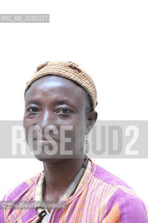 Rome October 21, 2013..Odile Sankara, actress, sister of the President of Burkina Faso, Thomas Sankara, one of the African leaders most amatis (1949-1987), recently she played Medea on theatrical scenes/Odile Sankara, attrice, sorella del presidente del Burkina Faso Thomas Sankara, uno dei leader africani più amati (1949-1987),  Di recente ha interpretato Medea sulle scene teatrali italiane. .Photo: RINO BIANCHI ©Rino Bianchi/Rosebud2