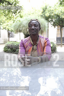 Rome October 21, 2013..Odile Sankara, actress, sister of the President of Burkina Faso, Thomas Sankara, one of the African leaders most amatis (1949-1987), recently she played Medea on theatrical scenes/Odile Sankara, attrice, sorella del presidente del Burkina Faso Thomas Sankara, uno dei leader africani più amati (1949-1987),  Di recente ha interpretato Medea sulle scene teatrali italiane. .Photo: RINO BIANCHI ©Rino Bianchi/Rosebud2