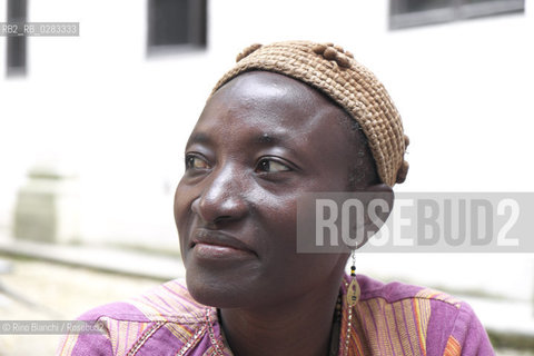 Rome October 21, 2013..Odile Sankara, actress, sister of the President of Burkina Faso, Thomas Sankara, one of the African leaders most amatis (1949-1987), recently she played Medea on theatrical scenes/Odile Sankara, attrice, sorella del presidente del Burkina Faso Thomas Sankara, uno dei leader africani più amati (1949-1987),  Di recente ha interpretato Medea sulle scene teatrali italiane. .Photo: RINO BIANCHI ©Rino Bianchi/Rosebud2