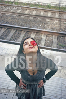 Rome August 9, 2010..Francesca Bellino, journalist and writer, photographed in Montelibretti/Francesca Bellino, giornalista e scrittrice, fotografata nelle campagne di Montelibretti..Photo: RINO BIANCHI ©Rino Bianchi/Rosebud2