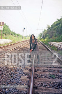Rome August 9, 2010..Francesca Bellino, journalist and writer, photographed in Montelibretti/Francesca Bellino, giornalista e scrittrice, fotografata nelle campagne di Montelibretti..Photo: RINO BIANCHI ©Rino Bianchi/Rosebud2