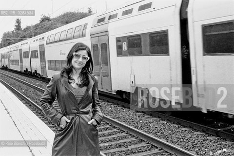 Rome August 9, 2010..Francesca Bellino, journalist and writer, photographed in Montelibretti/Francesca Bellino, giornalista e scrittrice, fotografata nelle campagne di Montelibretti..Photo: RINO BIANCHI ©Rino Bianchi/Rosebud2