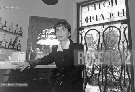 Rome April 3, 2002..Margaret Mazzantini, Italian actress and writer, photographed in Rome, Hotel Locarno/Margaret Mazzantini, attrice e scrittrice italiana, fotografata a Roma allhotel Locarno..Photo: RINO BIANCHI ©Rino Bianchi/Rosebud2