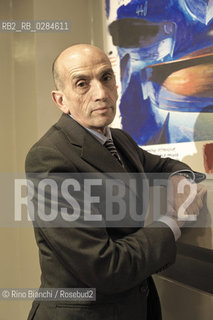 Rome november 27, 2013..Domenico Quirico, journalist, photographed in Rome agency AdnKronos spaces. Posted in the newspaper La Stampa has been kidnapped in Syria and released after a few months of captivity/Domenico Quirico, giornalista, fotografato a Roma negli spazi dellAgenzia AdnKronos. Inviato del giornale La Stampa è stato rapito in Siria e liberato dopo alcuni mesi di prigionia..Photo: RINO BIANCHI ©Rino Bianchi/Rosebud2