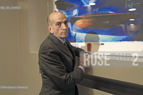 Rome november 27, 2013..Domenico Quirico, journalist, photographed in Rome agency AdnKronos spaces. Posted in the newspaper La Stampa has been kidnapped in Syria and released after a few months of captivity/Domenico Quirico, giornalista, fotografato a Roma negli spazi dellAgenzia AdnKronos. Inviato del giornale La Stampa è stato rapito in Siria e liberato dopo alcuni mesi di prigionia..Photo: RINO BIANCHI ©Rino Bianchi/Rosebud2