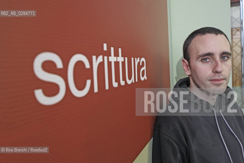 Rome decembe 6,r 2013..Zerocalcare, pseudonym of Michele Rech, Italian cartoonist, photographed in Rome/Zerocalcare, pseudonimo di Michele Rech , fumettista italiano, fotografato a Roma..Photo: RINO BIANCHI ©Rino Bianchi/Rosebud2