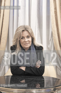 Rome November 27, 2013..Emmanuelle de Villepin, writer, cousin of former French Prime Minister Dominique de Villepin, wife of Rodolfo De Benedetti, photographed in Rome/Emmanuelle de Villepin, scrittrice, cugina dell’ex primo ministro francese Dominique de Villepin,  moglie di Rodolfo De Benedetti, fotografata a Roma..Photo: RINO BIANCHI ©Rino Bianchi/Rosebud2
