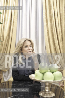 Rome November 27, 2013..Emmanuelle de Villepin, writer, cousin of former French Prime Minister Dominique de Villepin, wife of Rodolfo De Benedetti, photographed in Rome/Emmanuelle de Villepin, scrittrice, cugina dell’ex primo ministro francese Dominique de Villepin,  moglie di Rodolfo De Benedetti, fotografata a Roma..Photo: RINO BIANCHI ©Rino Bianchi/Rosebud2