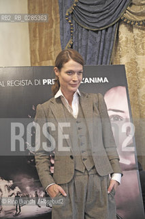 Rome January 14, 2014..Jana Ana Alexander, photographed in Rome, actress, voice actress and television presenter naturalized Italian/Jane Ana Alexander, fotografata a Roma,  attrice, doppiatrice e conduttrice televisiva britannica naturalizzata italiana..Photo: RINO BIANCHI ©Rino Bianchi/Rosebud2