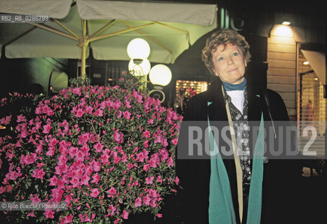 Rome Juin 3, 2000..Dacia Maraini, writer, photographed in Rome/Dacia Maraini, scrittrice, fotografata a Roma..Photo: RINO BIANCHI ©Rino Bianchi/Rosebud2