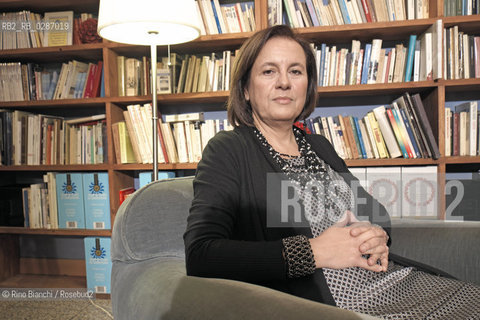 Rome February 6, 2014..Daniela Metteo, writer, photographed inside the Quirino Theatre/Daniela Metteo, scrittrice, fotografata allinterno del Teatro Quirino. .Photo: RINO BIANCHI ©Rino Bianchi/Rosebud2