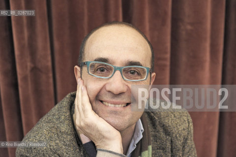 Rome February 6, 2014..Federico Conforto doctor, literature enthusiast and promoter of The Italian Book Club, photographed at the Quirino Theatre in Rome/Federico Conforto, medico anestetista, appassionato di letteratura e promotore del The Italian Book Club, fotografato a Roma al Teatro Quirino..hoto: RINO BIANCHI ©Rino Bianchi/Rosebud2