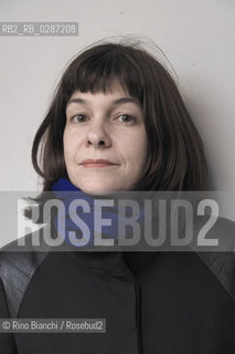 Rome February 10, 2014..Emmanuelle Pireyre, French writer and poet, photographed in Rome in via degli Avignonesi, writes and publishes since 1995. She is the author of numerous radio plays for France Culture/Emmanuelle Pireyre, scrittrice e poetessa francese fotografata a Roma in via degli Avignonesi, scrive e pubblica dal 1995. E autrice di numerosi radiodrammi per France Culture..Photo: RINO BIANCHI ©Rino Bianchi/Rosebud2