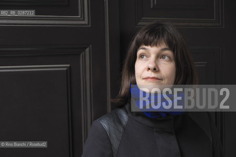 Rome February 10, 2014..Emmanuelle Pireyre, French writer and poet, photographed in Rome in via degli Avignonesi, writes and publishes since 1995. She is the author of numerous radio plays for France Culture/Emmanuelle Pireyre, scrittrice e poetessa francese fotografata a Roma in via degli Avignonesi, scrive e pubblica dal 1995. E autrice di numerosi radiodrammi per France Culture..Photo: RINO BIANCHI ©Rino Bianchi/Rosebud2