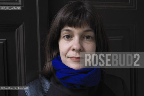 Rome February 10, 2014..Emmanuelle Pireyre, French writer and poet, photographed in Rome in via degli Avignonesi, writes and publishes since 1995. She is the author of numerous radio plays for France Culture/Emmanuelle Pireyre, scrittrice e poetessa francese fotografata a Roma in via degli Avignonesi, scrive e pubblica dal 1995. E autrice di numerosi radiodrammi per France Culture..Photo: RINO BIANCHI ©Rino Bianchi/Rosebud2