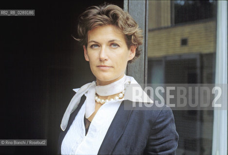 Rome May 24, 2002..Janne Teller, writer, photographed in Rome/Janne Teller, scrittrice, fotografata a Roma..Photo: RINO BIANCHI ©Rino Bianchi/Rosebud2