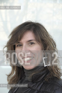Rome March 15, 2014..Chiara Moscardelli, photographed in Rome, writer. His debut novel, I wanted to be a dead cat (Einaudi Stile Libero, 2011), has obtained a great success and is the subject of a strong cult following, especially among readers on the net. In 2013 has published, for Einaudi Stile Libero, life is not a movie (but sometimes it looks like)/Chiara Moscardelli, fotografata a Roma, scrittrice. Il suo romanzo desordio, Volevo essere una gatta morta (Einaudi Stile Libero, 2011), ha ottenuto un grande successo di pubblico ed è oggetto di un tenace culto, soprattutto tra i lettori della rete. Nel 2013 ha pubblicato, sempre per Einaudi Stile Libero, La vita non è un film (ma a volte ci somiglia)..Photo: RINO BIANCHI ©Rino Bianchi/Rosebud2