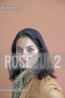 Rome March 16, 2014..Jhumpa Lahiri, photographed in Rome, was founded in London by Bengali parents and raised in the United States. His first collection of short stories The woes of interpreter (Interpreter of Maladies) he immediately struck the attention of many readers and critics received the Pulitzer Prize for fiction in 2000/Jhumpa Lahiri, fotografata a Roma,è nata a Londra da genitori bengalesi e cresciuta negli Stati Uniti. La sua prima raccolta di racconti brevi Linterprete dei malanni (Interpreter of Maladies) ha immediatamente colpito lattenzione di molti lettori e della critica ottenendo il Premio Pulitzer per la narrativa nel 2000. .Photo: RINO BIANCHI ©Rino Bianchi/Rosebud2