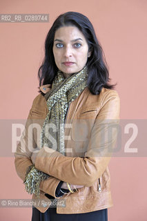 Rome March 16, 2014..Jhumpa Lahiri, photographed in Rome, was founded in London by Bengali parents and raised in the United States. His first collection of short stories The woes of interpreter (Interpreter of Maladies) he immediately struck the attention of many readers and critics received the Pulitzer Prize for fiction in 2000/Jhumpa Lahiri, fotografata a Roma,è nata a Londra da genitori bengalesi e cresciuta negli Stati Uniti. La sua prima raccolta di racconti brevi Linterprete dei malanni (Interpreter of Maladies) ha immediatamente colpito lattenzione di molti lettori e della critica ottenendo il Premio Pulitzer per la narrativa nel 2000. .Photo: RINO BIANCHI ©Rino Bianchi/Rosebud2
