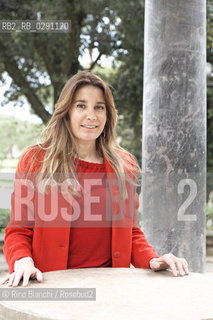 Rome April 28,2014..Valeria De Luca, a graduate in philosophy and law and became a lawyer, he made his debut in fiction with his novel Respira/Valeria De Luca, laureata in filosofia e giurisprudenza, avvocato, esordisce nella narrativa con il romanzo Respira..Photo: RINO BIANCHI ©Rino Bianchi/Rosebud2