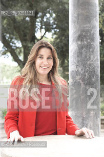 Rome April 28,2014..Valeria De Luca, a graduate in philosophy and law and became a lawyer, he made his debut in fiction with his novel Respira/Valeria De Luca, laureata in filosofia e giurisprudenza, avvocato, esordisce nella narrativa con il romanzo Respira..Photo: RINO BIANCHI ©Rino Bianchi/Rosebud2