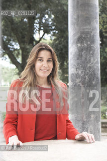 Rome April 28,2014..Valeria De Luca, a graduate in philosophy and law and became a lawyer, he made his debut in fiction with his novel Respira/Valeria De Luca, laureata in filosofia e giurisprudenza, avvocato, esordisce nella narrativa con il romanzo Respira..Photo: RINO BIANCHI ©Rino Bianchi/Rosebud2